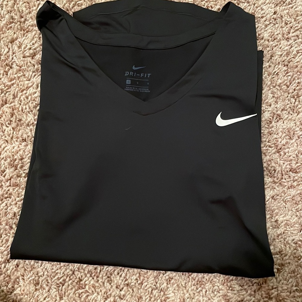 large nike dri fit tee